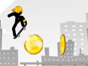 Jeu Stickman Skate City  en ligne