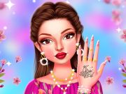 Jeu Conception de manucure de printemps de célébrités  en ligne