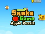 Jeu Jeu de pomme de puzzle de serpent  en ligne