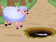 Jeu Aide à tomber bébé mouton  en ligne