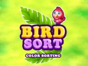 Jeu Tri des couleurs d'oiseau  en ligne