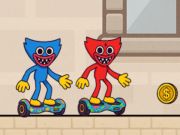 Jeu Hugli rouge et bleu  en ligne