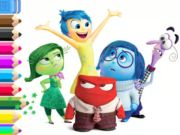 Jeu Livre de coloriage: Inside Out  en ligne