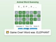 Jeu Jeu de devinettes de mots animaux  en ligne