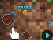 Jeu Mineblock tourne et vole l'aventure  en ligne