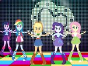 Jeu Mes petits poney equestria filles tombent une danse formelle en ligne