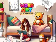 Jeu Word Art: Color Book Puzzle en ligne