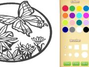 Jeu Livre de coloriage papillon pour les enfants en ligne