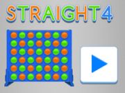 Jeu Droite 4  en ligne
