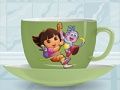 Jeu Conception de la tasse de café Dora  en ligne