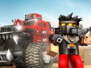 Jeu Voitures en blocs: bataille automobile en ligne
