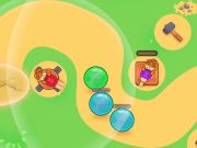 Jeu Défense de la bulle de singe en ligne