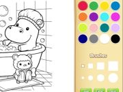 Jeu Livre de coloriage d'amis confortables pour les enfants en ligne