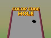 Jeu Trou du cube de couleur en ligne