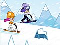 Jeu Sur un scooter dans la neige en ligne