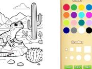 Jeu Livre de coloriage des animaux du désert pour les enfants en ligne