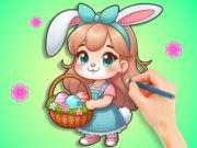 Jeu Livre de coloriage: Oeufs de Pâques bricolage en ligne