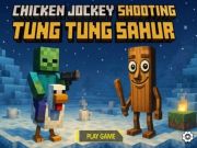 Jeu Poulet Jockey tir du tung Sahur en ligne