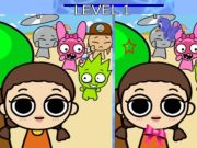 Jeu Sprunki et la différence de jeu de calmar en ligne