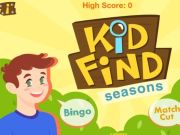 Jeu Kid trouve des saisons en ligne
