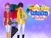 Jeu Super filles mes tenues de jour de pluie en ligne