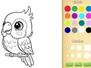 Jeu Livre de coloriage animal kawaii en ligne