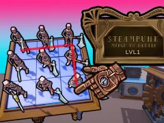 Jeu Steampunk Merge To Battle en ligne