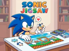 Jeu Sonic Jigsaw en ligne