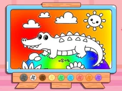 Jeu Coloring Book: Crocodile en ligne