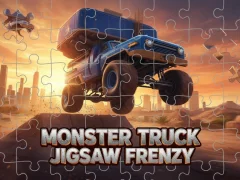 Jeu Monster Truck Jigsaw Frenzy en ligne