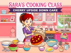 Jeu Sara’s Cooking Class: Cherry Upside Down Cake en ligne