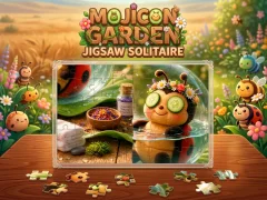 Jeu Mojicon Garden Jigsaw Solitaire! en ligne