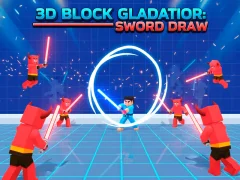 Jeu 3D Block Gladiator: Sword Draw en ligne