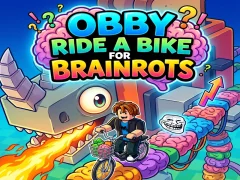 Jeu Obby Ride a Bike For Brainrots en ligne