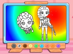 Jeu Coloring Book: Kpop Rumi en ligne