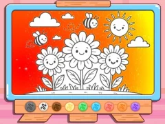 Jeu Coloring Book: Happy Flower en ligne