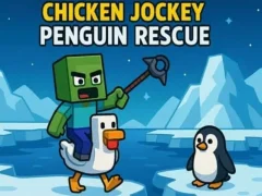Jeu Chicken Jockey: Penguin Rescue en ligne