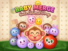 Jeu Baby Merge Cute animal drop en ligne