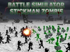 Jeu Battle Simulator Stickman Zombie en ligne