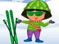 Jeu Dora Ski Dress up en ligne