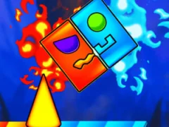 Jeu Fire And Water Geometry Dash en ligne