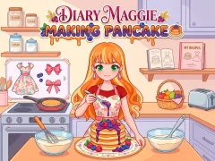 Jeu Diary Maggie Making Pancake en ligne