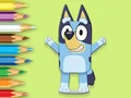 Jeu Coloring Book: Happy Bluey en ligne