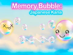 Jeu Memory Bubble: Japanese Kana en ligne