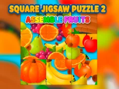 Jeu Square jigsaw Puzzle 2 - Assemble Fruits en ligne