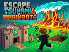 Jeu Escape Tsunami for Brainrots en ligne