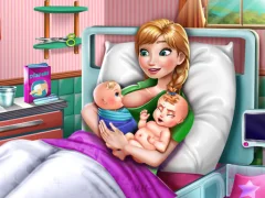 Jeu Ice Princess Twins Birth en ligne