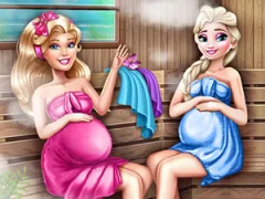 Jeu Cute Mommies Pregnant Sauna en ligne