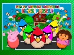Jeu Famous Cartoon Characters Eggs en ligne