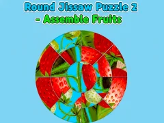 Jeu Round jigsaw Puzzle 2 - Assemble Fruits en ligne